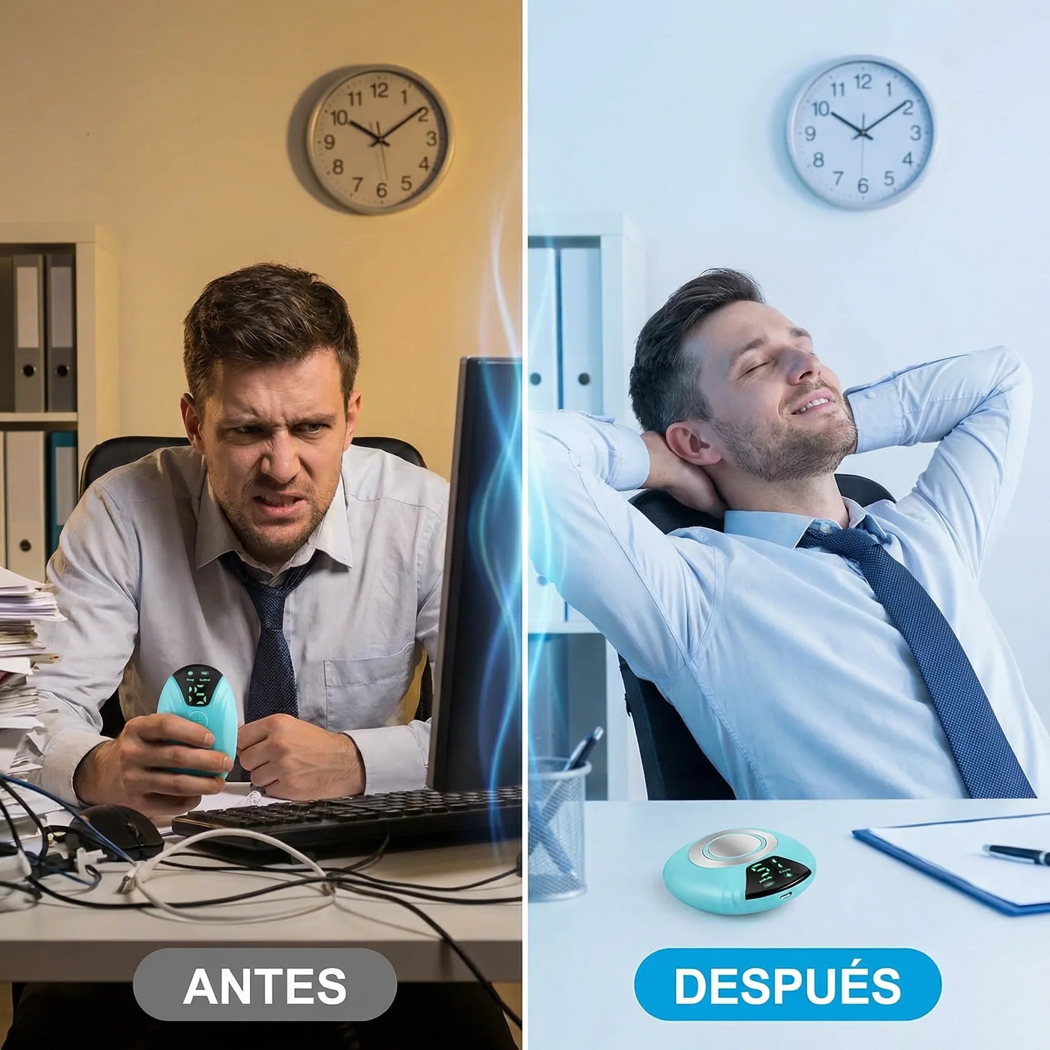 Dispositivo Neurocontrol para Ansiedad y Sueño – Estimulador Relajante Antiestrés, Mejora del Descanso, Reducción de Insomnio y Bienestar Mental - MultiMarket