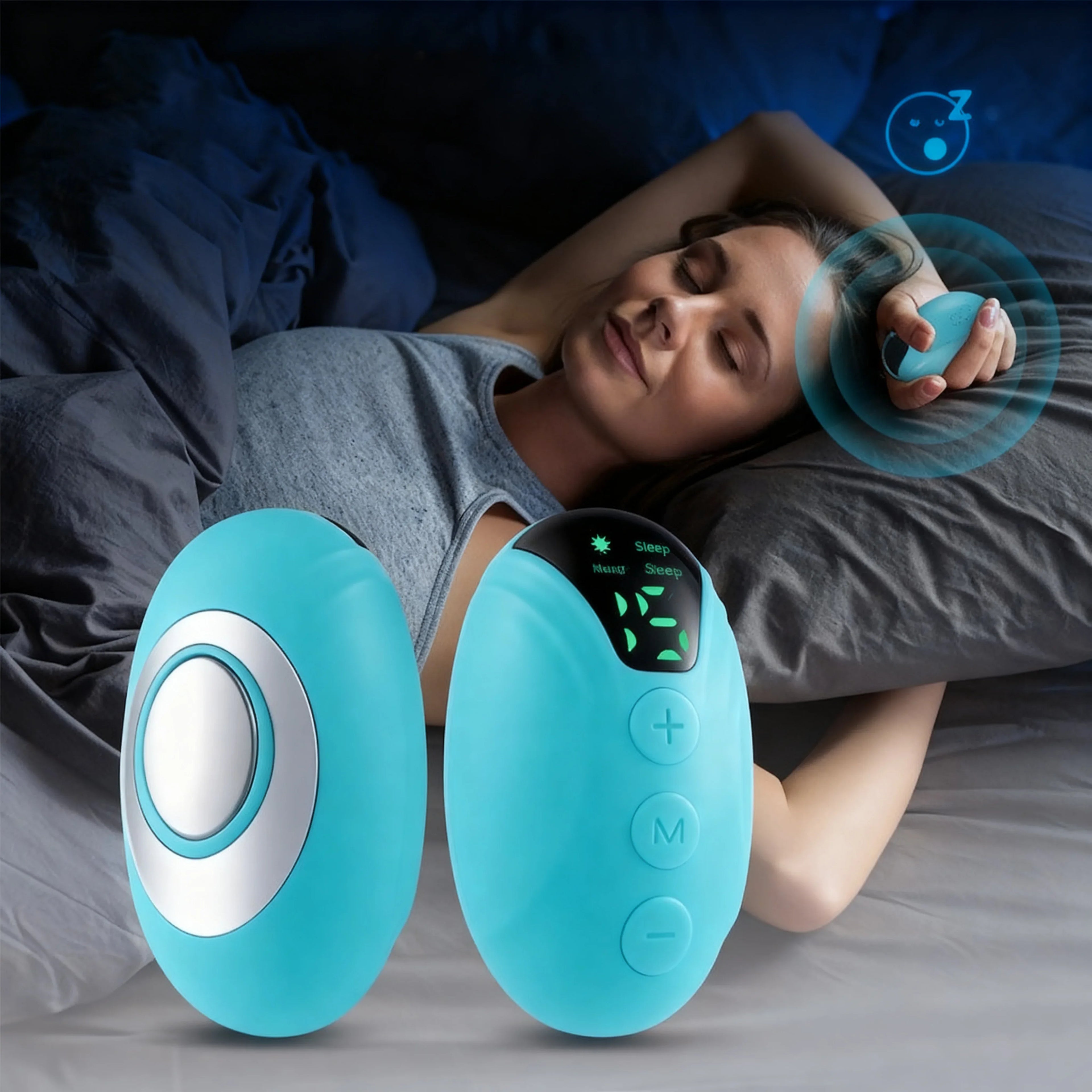 Dispositivo Neurocontrol para Ansiedad y Sueño – Estimulador Relajante Antiestrés, Mejora del Descanso, Reducción de Insomnio y Bienestar Mental - MultiMarket