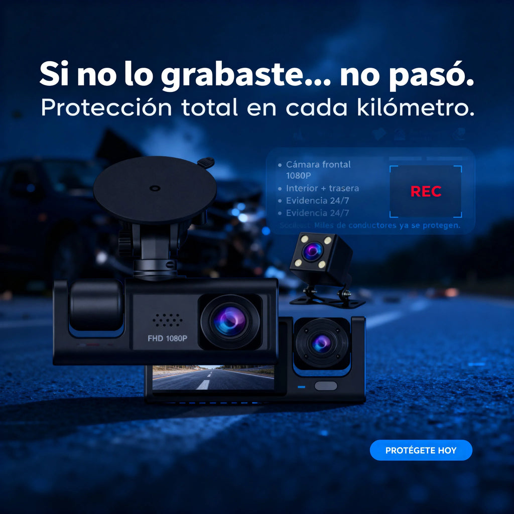 Cámara 3 en 1 – Graba todo y protégete 24/7 - MultiMarket