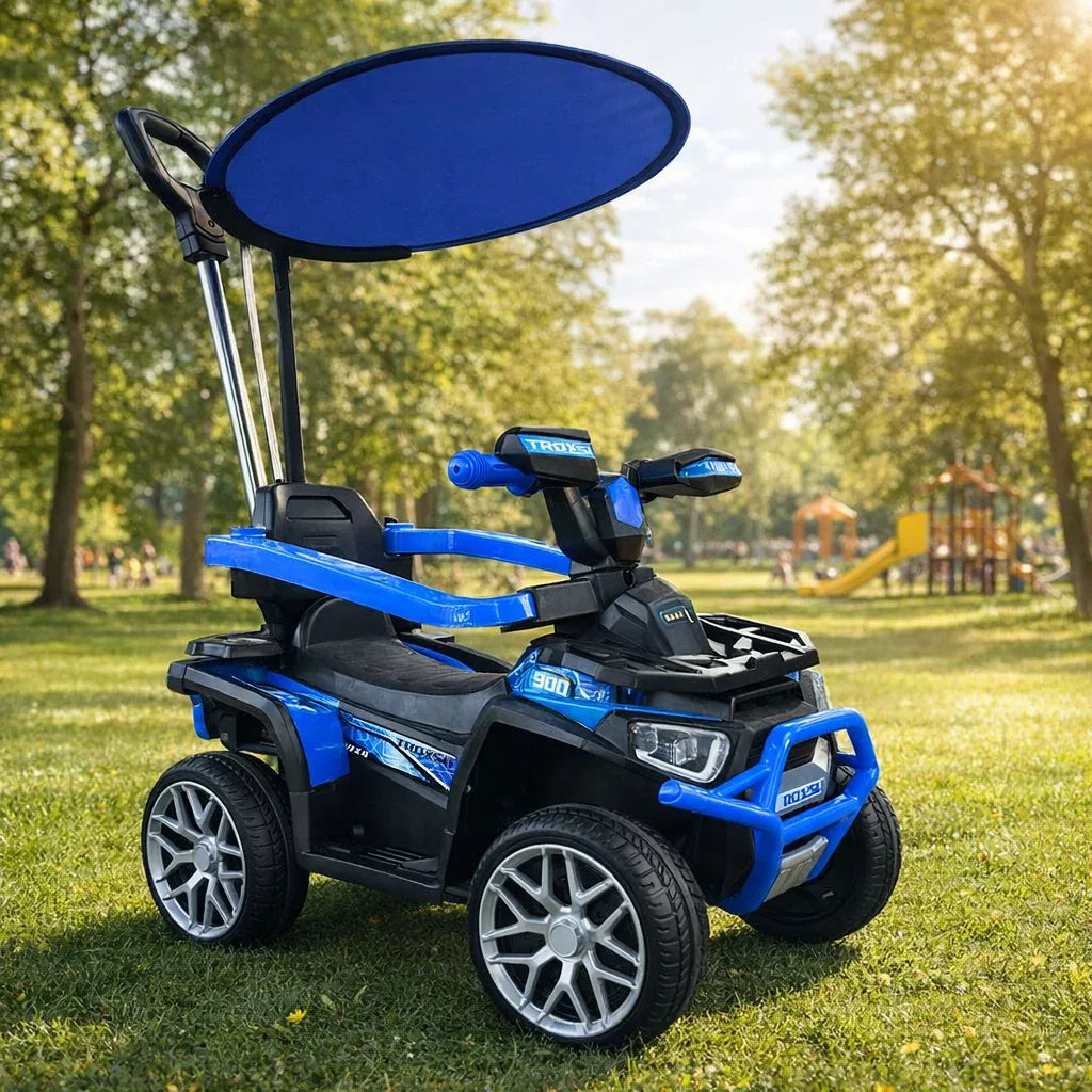 Cuatrimoto Eléctrica para Bebé con Control Remoto y Capota - MultiMarket